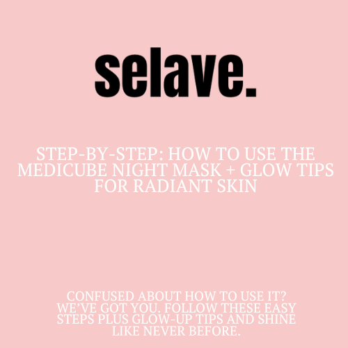 🎁 Step-by-Step: How to Use the Medicube Night Mask + Glow Tips for Radiant Skin (100% off)